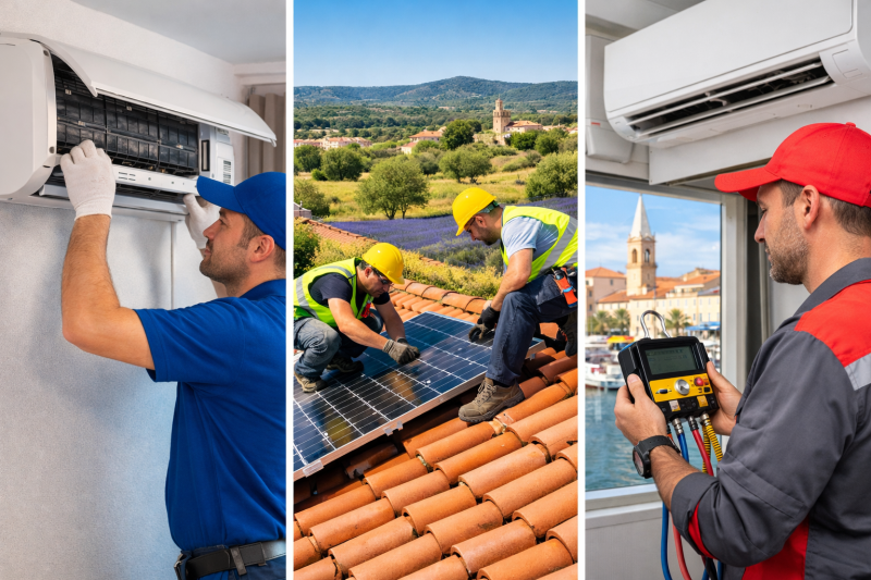 Signes d’une panne de climatisation à Sanary‑sur‑Mer