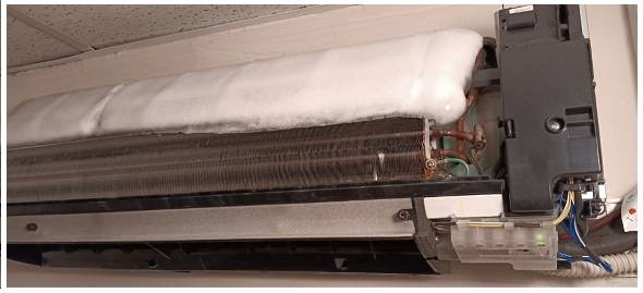 Fuite de gaz unité intérieure