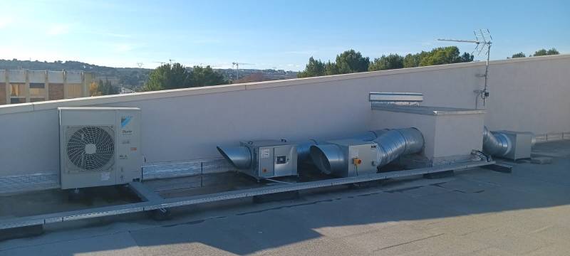 installation climatisation gainable bâtiment